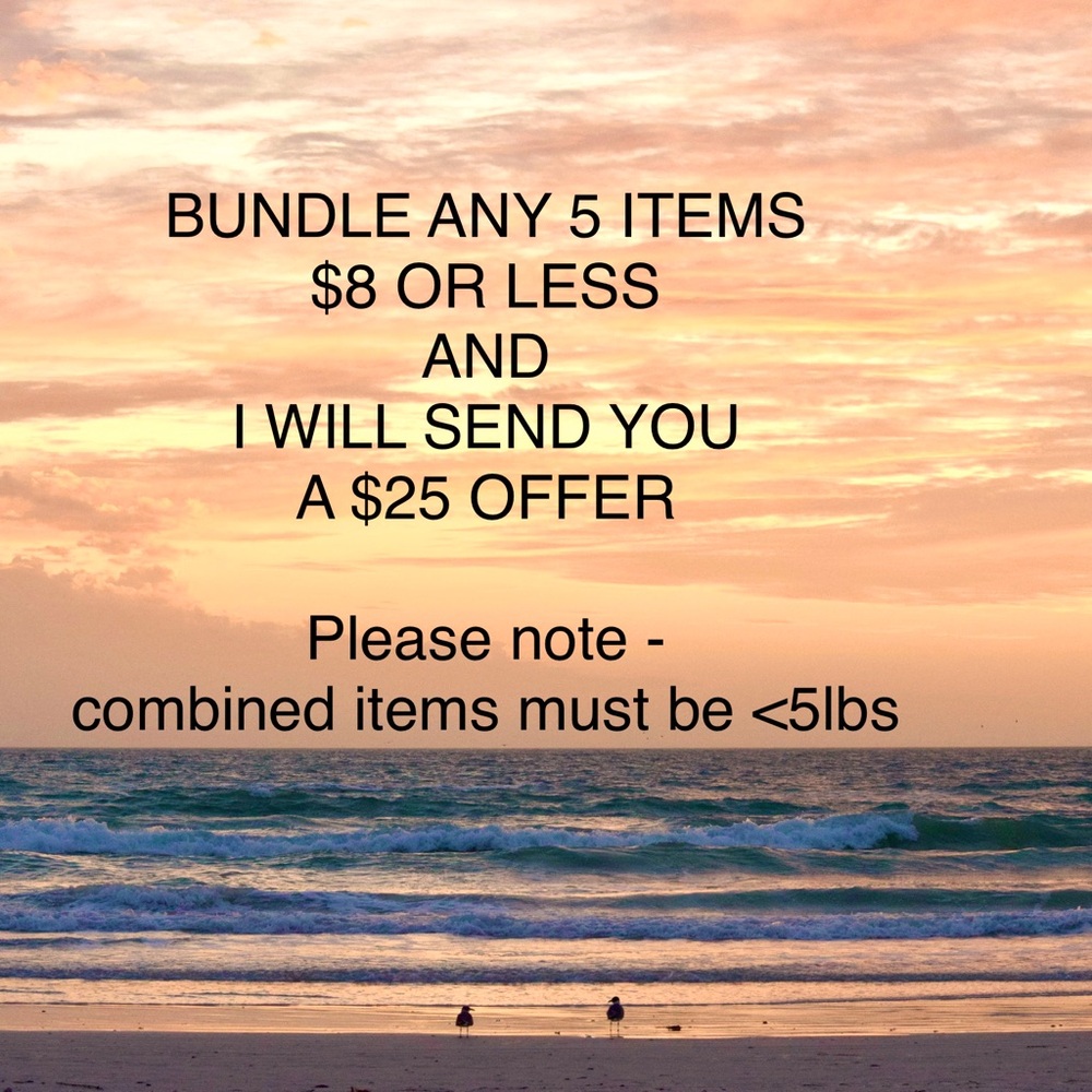 ⭐️5/$25⭐️ Bundle deal